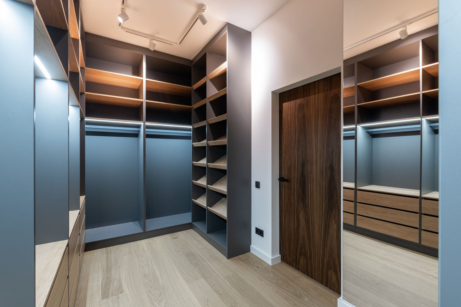 Custom walk-in closet