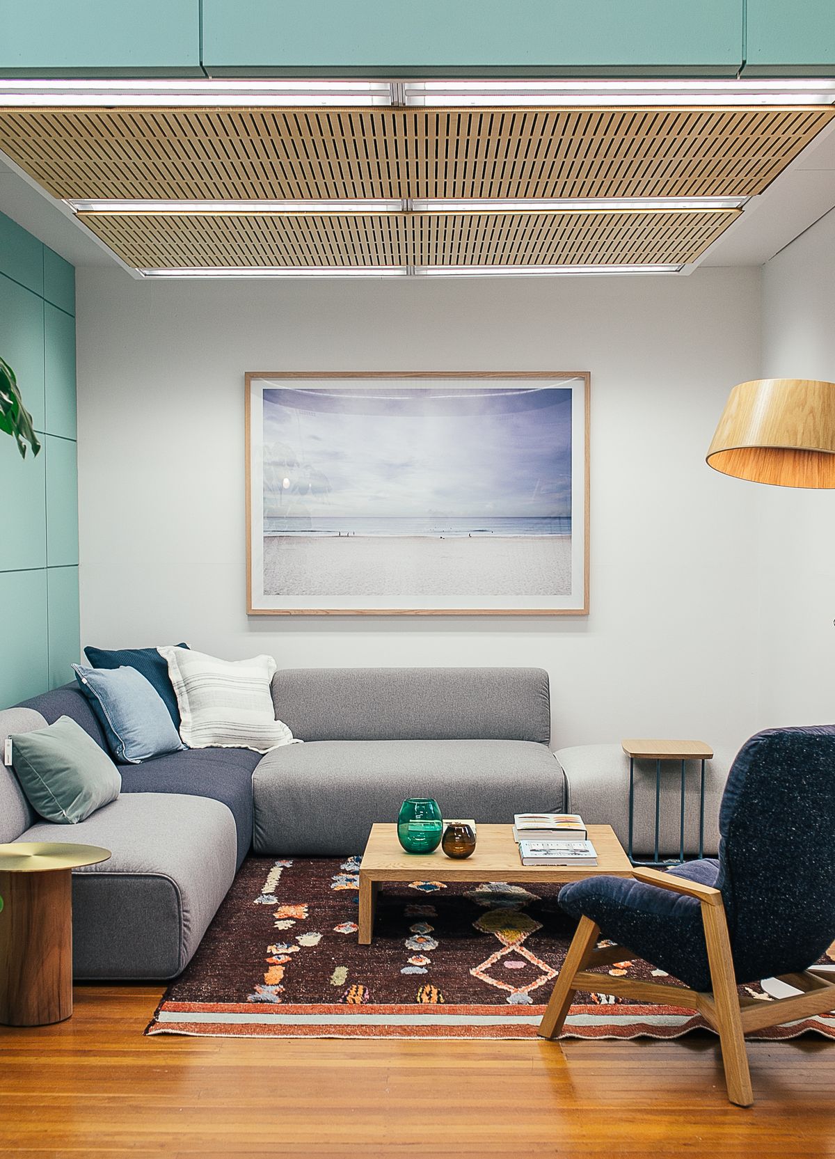 Warm cozy family room